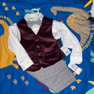 Toddler 4 piece dressy pants set